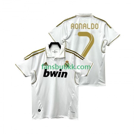 Fotballdrakt Real Madrid Cristiano Ronaldo 7 2011 2012 Retro Hjemmetrøye Kortermet